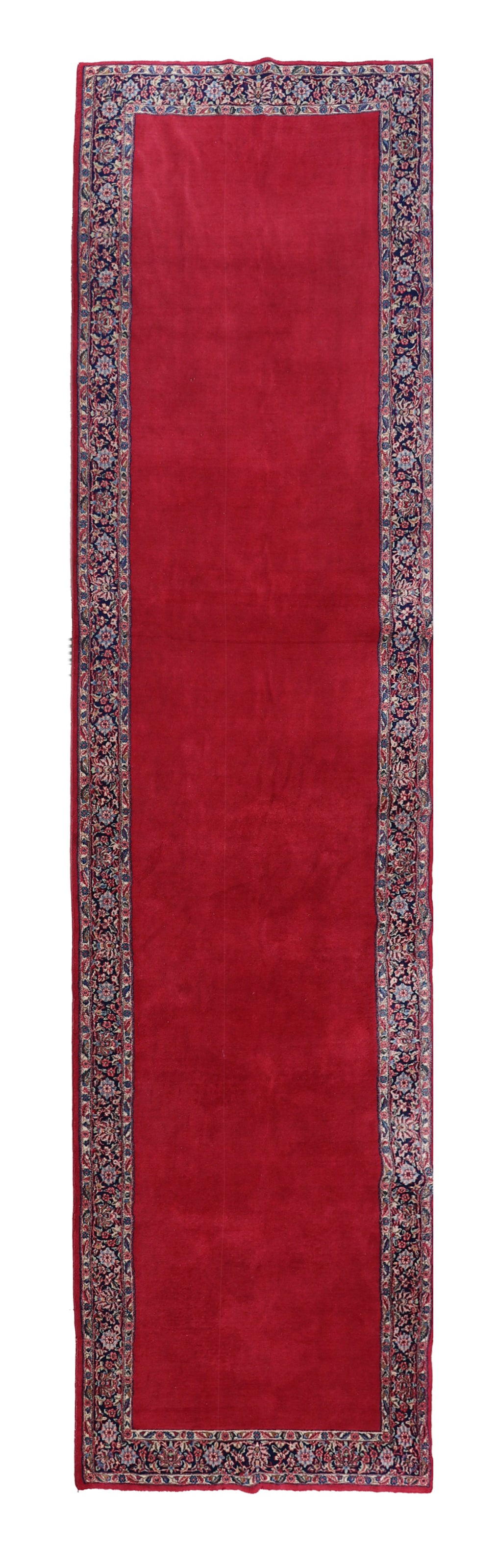 5'x20' Vintage Persian Kerman Runner | Wide & Long Wool Red Runner