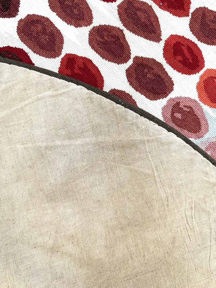 5'x5' Round Aubusson Rug | Hand-Woven Ariana Modern Rug