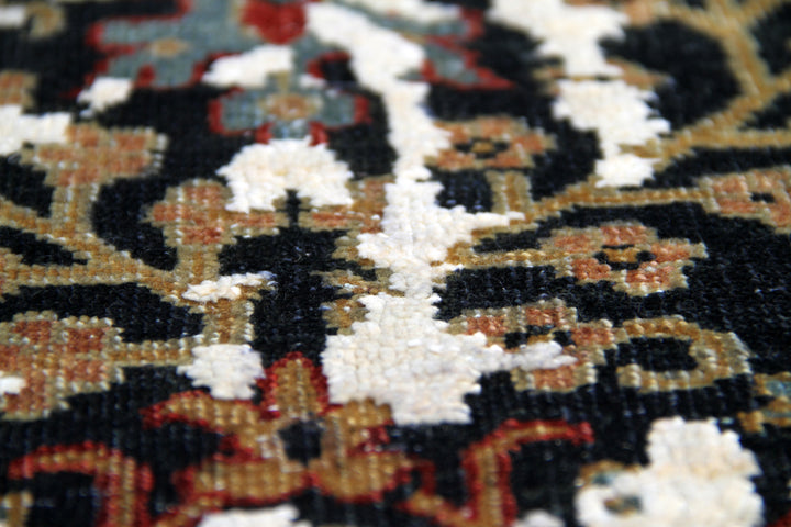 5'x8' Erased Design One Of A Kind Hand Knotted Persian Design Rug