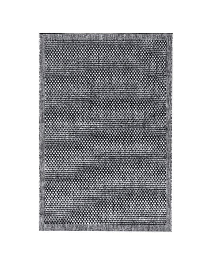 5'x8' Grey Power Loom Outdoor Area Rug