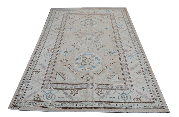 5'x8' Small Wool Rug | Caucasian Design Area Rug