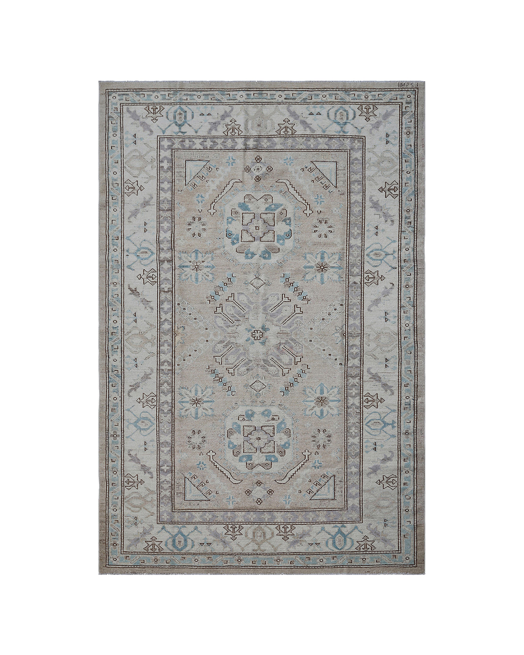 5'x8' Small Wool Rug | Caucasian Design Area Rug