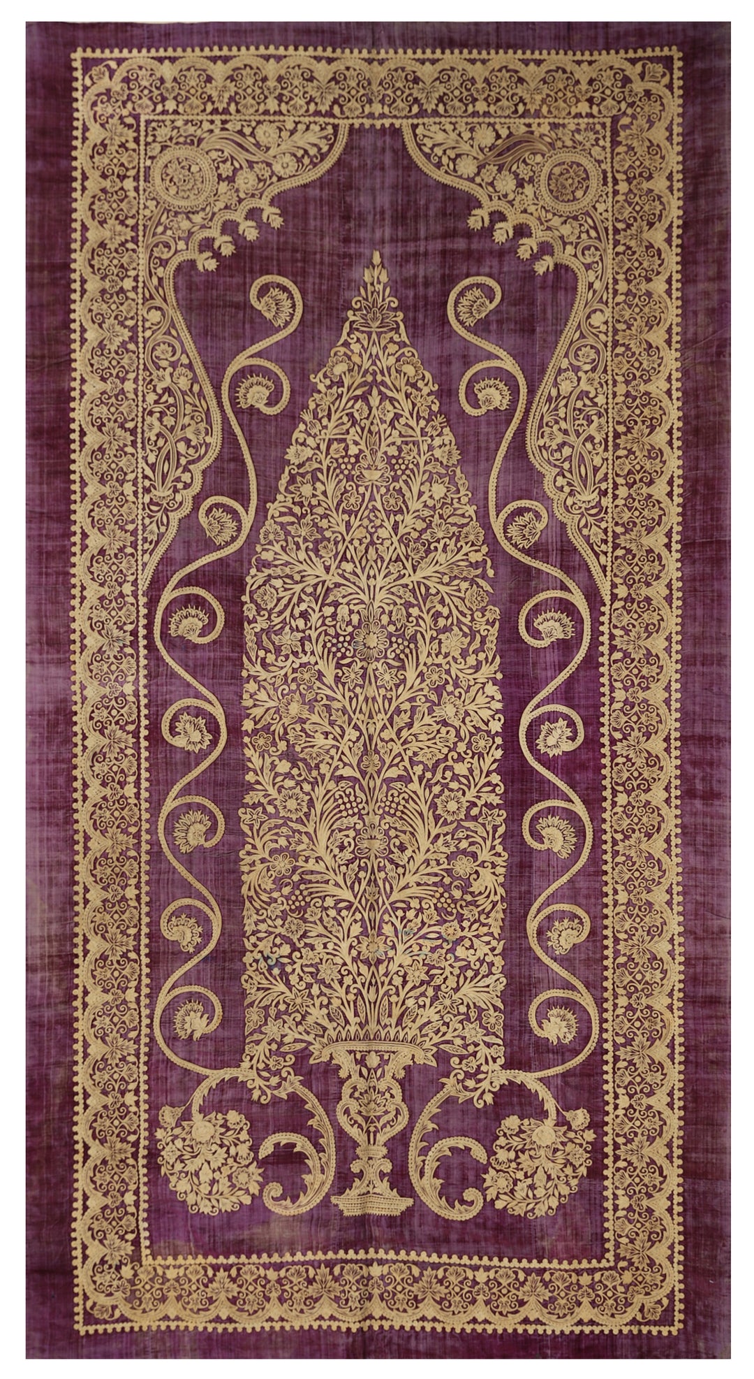 Antique European Embroidery | Textile Tapestry