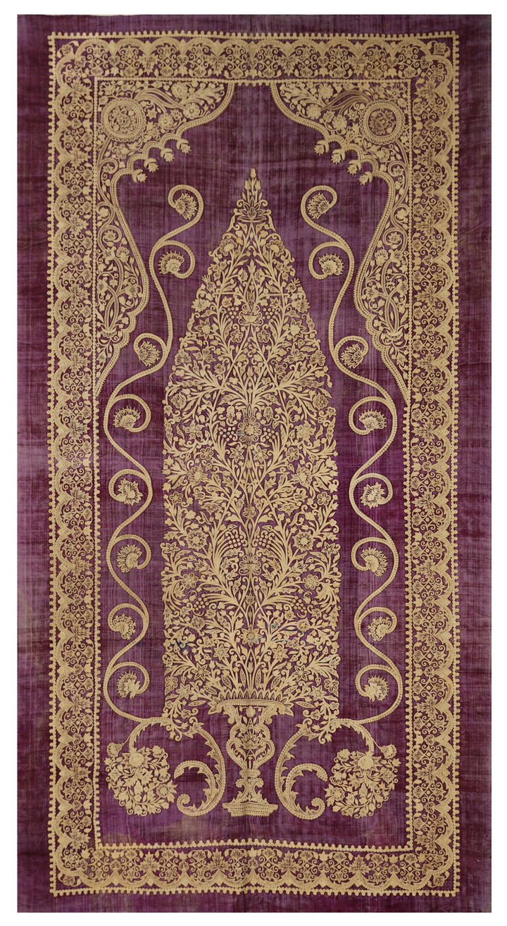 Antique European Embroidery | Textile Tapestry