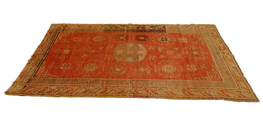 5'x9' Vintage Khotan Rug | Hand-Knotted | Khotan Rug