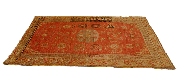 5'x9' Vintage Khotan Rug | Hand-Knotted | Khotan Rug