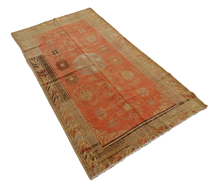 5'x9' Vintage Khotan Rug | Hand-Knotted | Khotan Rug
