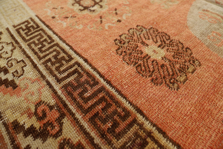 5'x9' Vintage Khotan Rug | Hand-Knotted | Khotan Rug