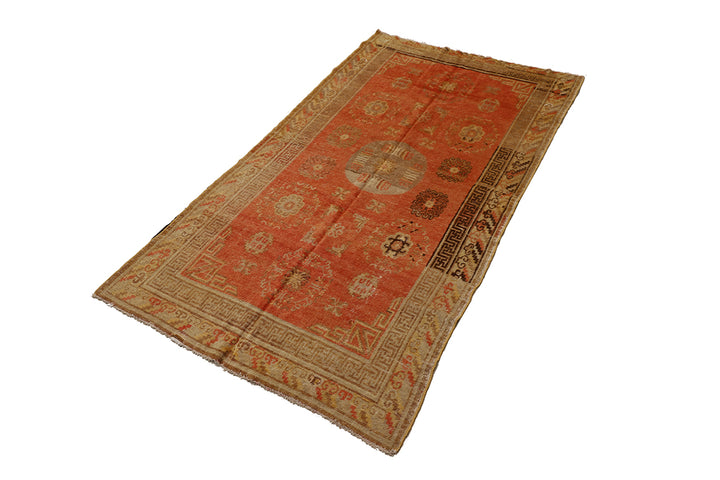 5'x9' Vintage Khotan Rug | Hand-Knotted | Khotan Rug