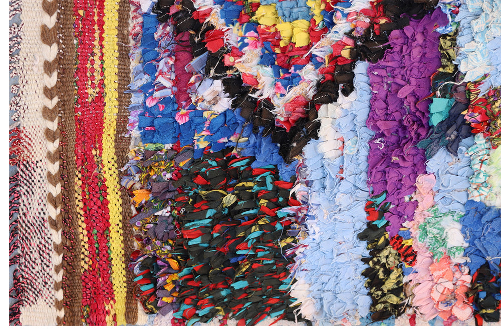 Colorful Vintage Moroccan Area Rug