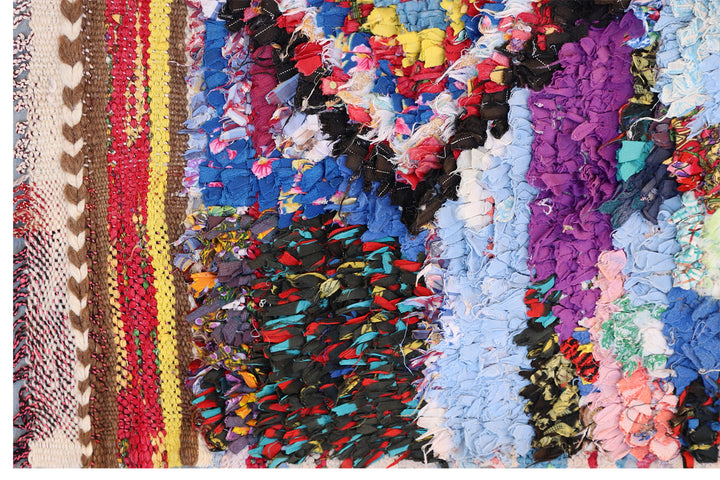 Colorful Vintage Moroccan Area Rug