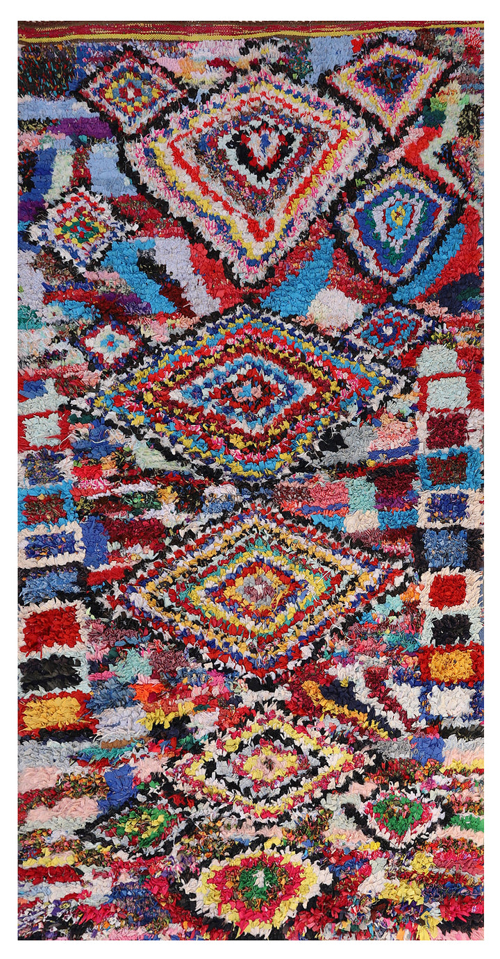 Colorful Vintage Moroccan Area Rug
