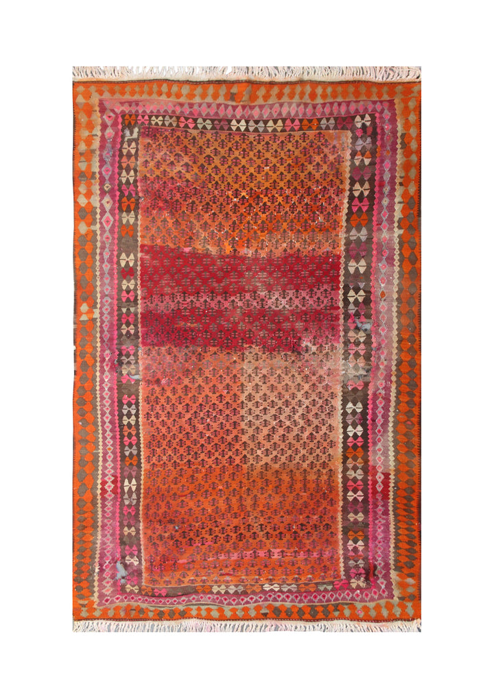 Vintage Persian Tribal Kilim Rug