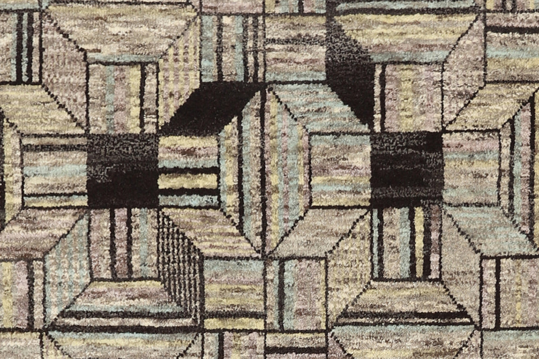 6' x 9' Ariana Modern Art Deco Rug Hand-Knotted Wool Rug
