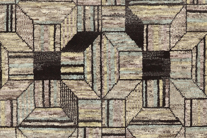 6' x 9' Ariana Modern Art Deco Rug Hand-Knotted Wool Rug