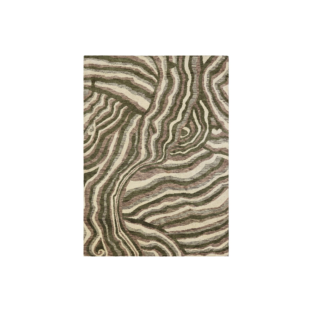 6' x 9' Ariana Modern Art Deco Rug Hand-Knotted Wool Rug