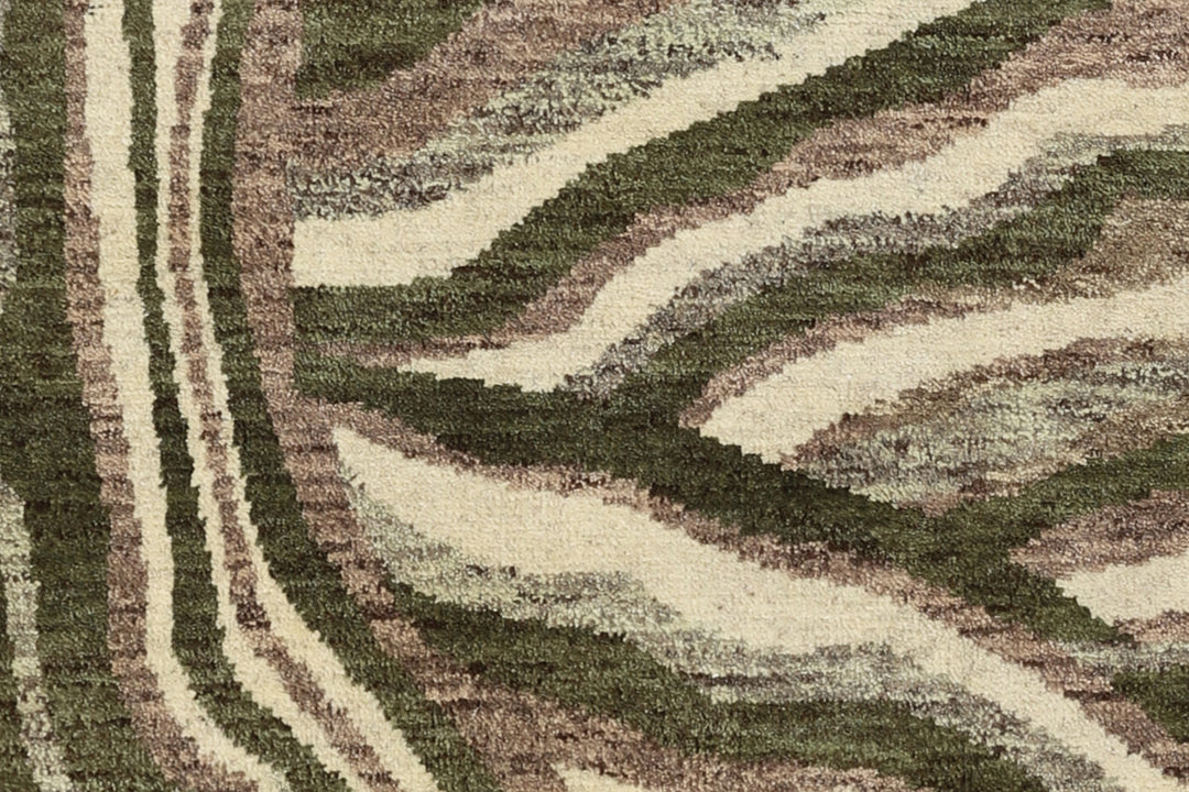 6' x 9' Ariana Modern Art Deco Rug Hand-Knotted Wool Rug