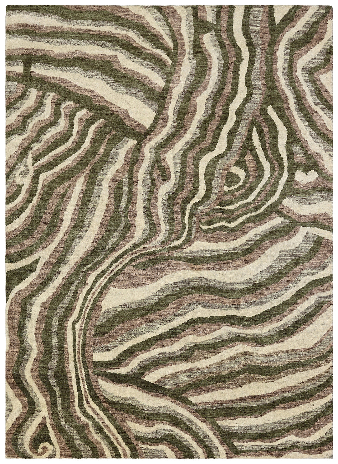 6' x 9' Ariana Modern Art Deco Rug Hand-Knotted Wool Rug