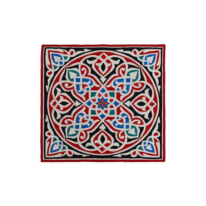 3'x3' Square Egyptian Appliqued Tapestry