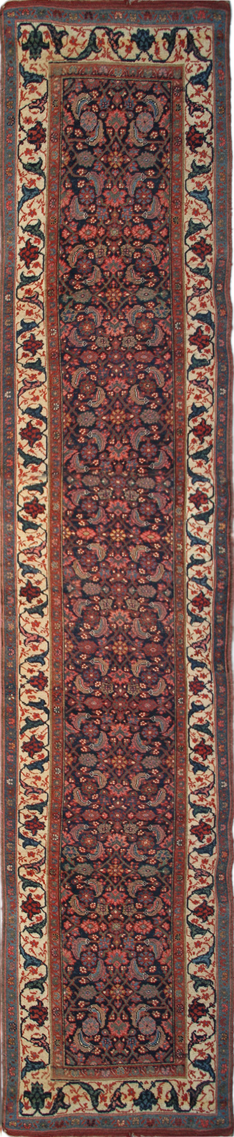 3'x16' Long Vintage Persian Runner Rug