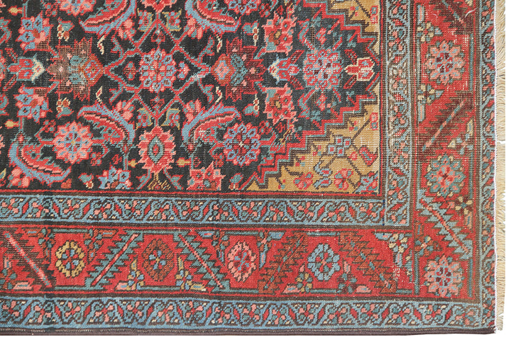 14'x3' Persian Heriz design Runner Rug