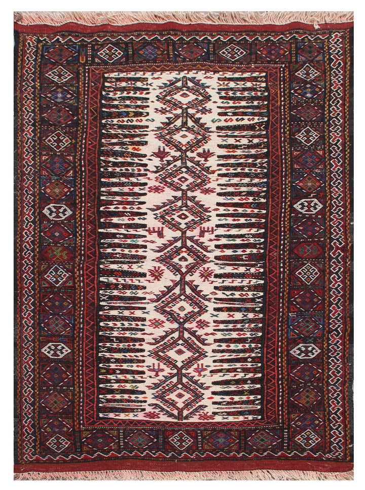 3'x5' East Persian Quchan Baluch Sofreh Kilim