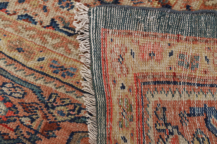 10'x12' Antique Persian Sultanabad Rug | Gold Medallion | Luxury