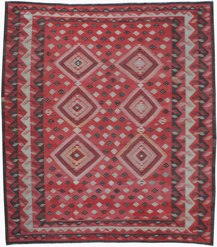 13'x13' Squar Antique Teresian Kilim