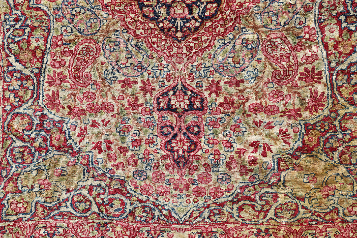 4'x6' Antique Persian Kermanshah Rug