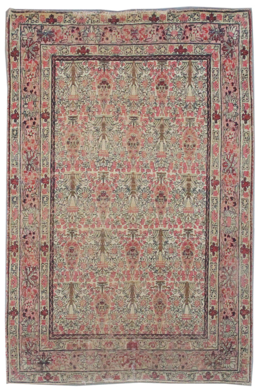 4'x6' Antique Persian Kerman Rug