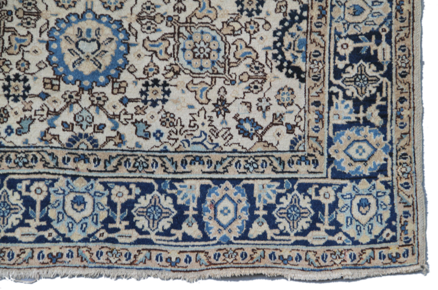 5x6 Vintage Persian Tabriz Rug