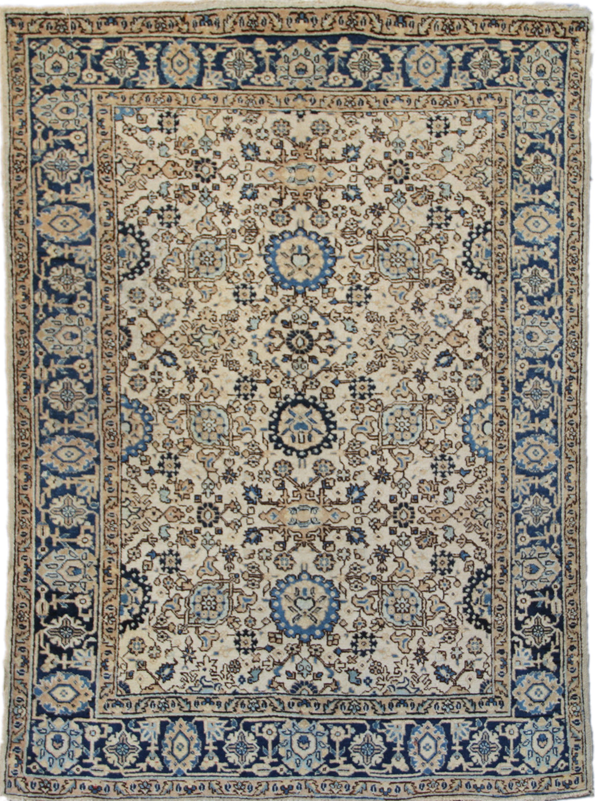 5x6 Vintage Persian Tabriz Rug – Ariana Rugs