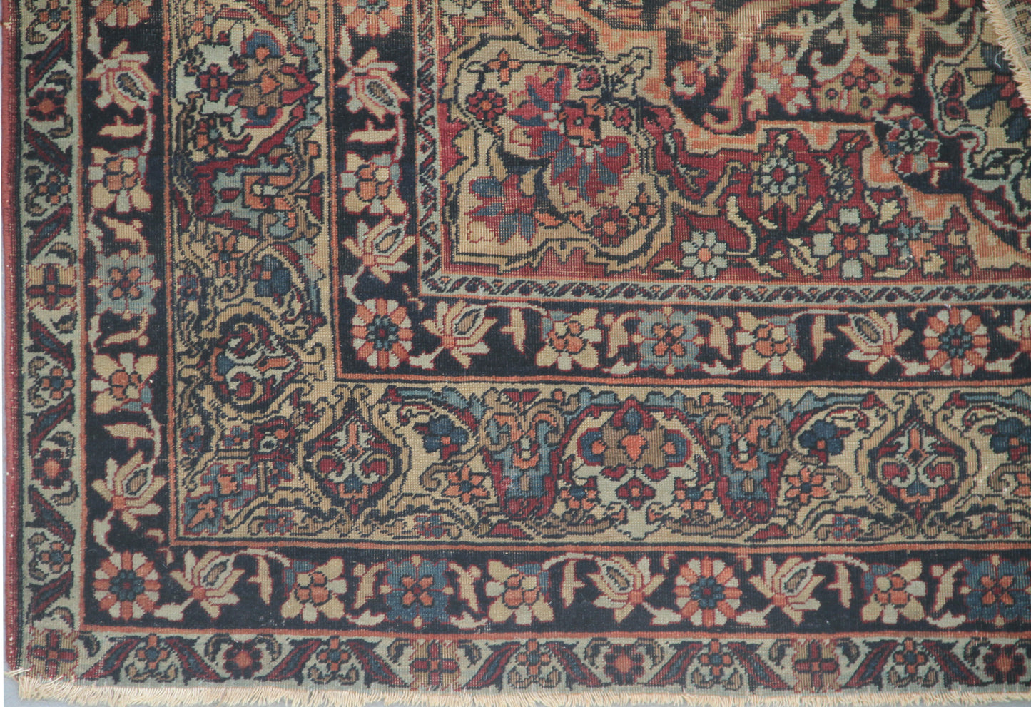 4'x6' Antique Persian Kermanshah Rug