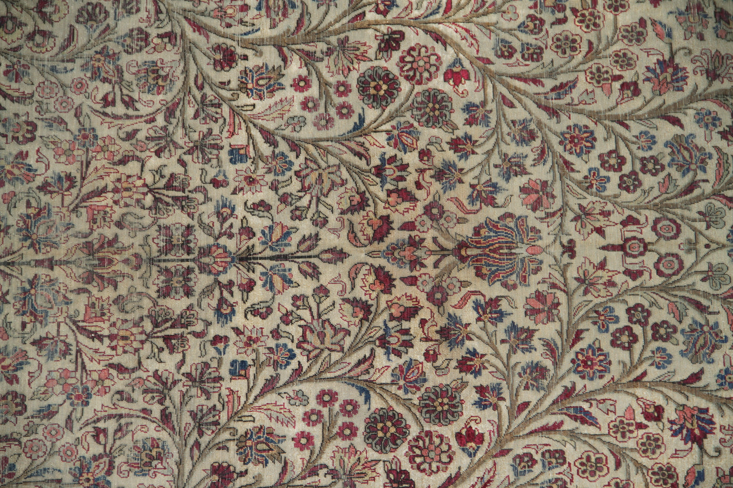 7'x11' Antique Silk Kashan Rug