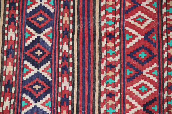 Vintage Persian Kilim | Kurdish Wool Area Rug