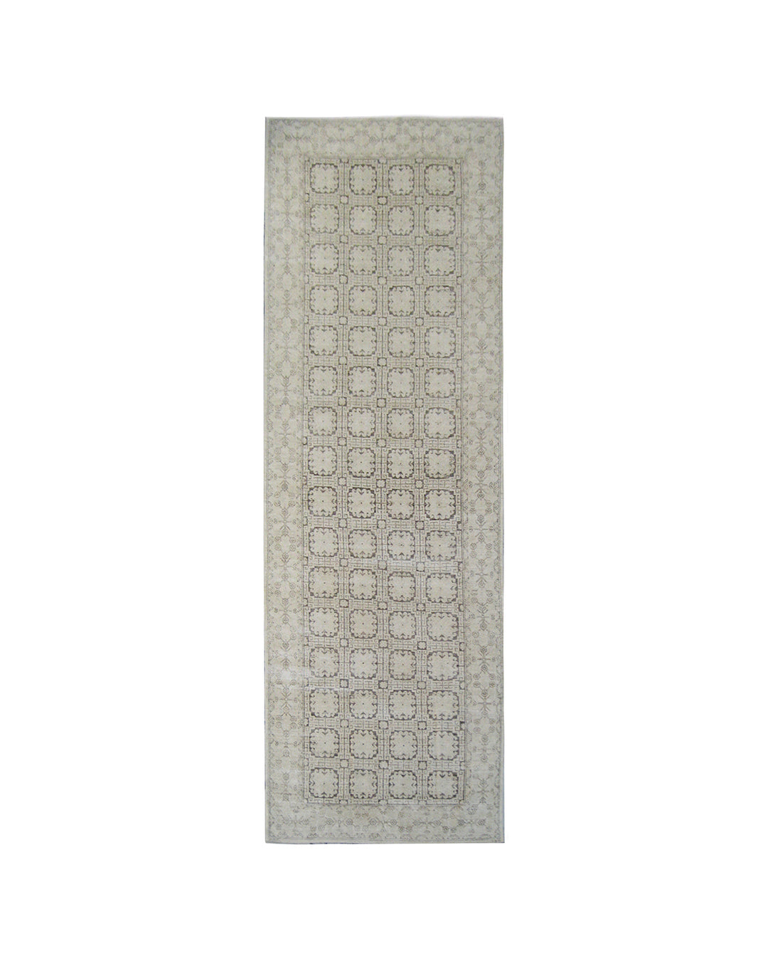 6'x17' Ariana Samarkand Earth-Tone Geometric Runner Rug