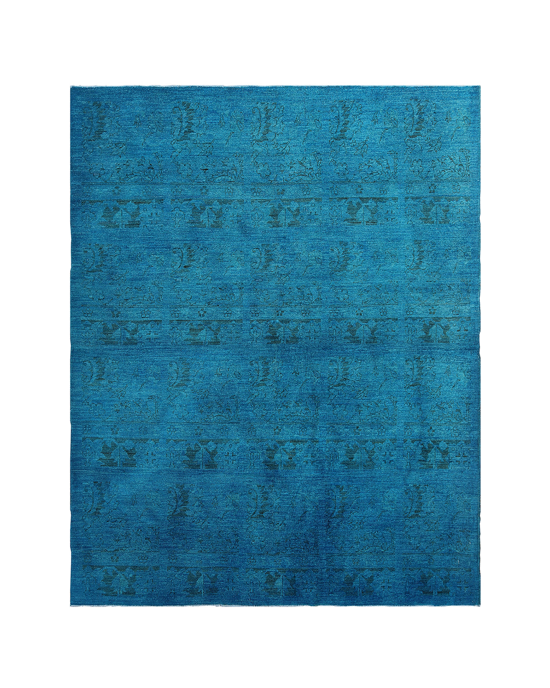 6'x7' Ariana Overdyed Rug | Blue Persian Design Rug