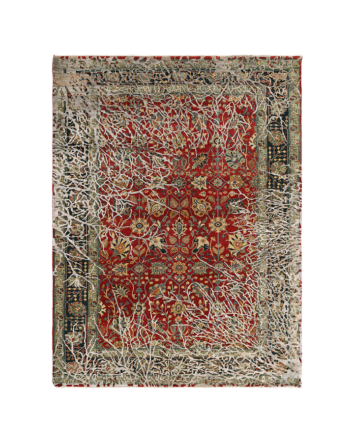6'x8' Hand-knotted Rug | Wool Rug | Contemporary Area Rug