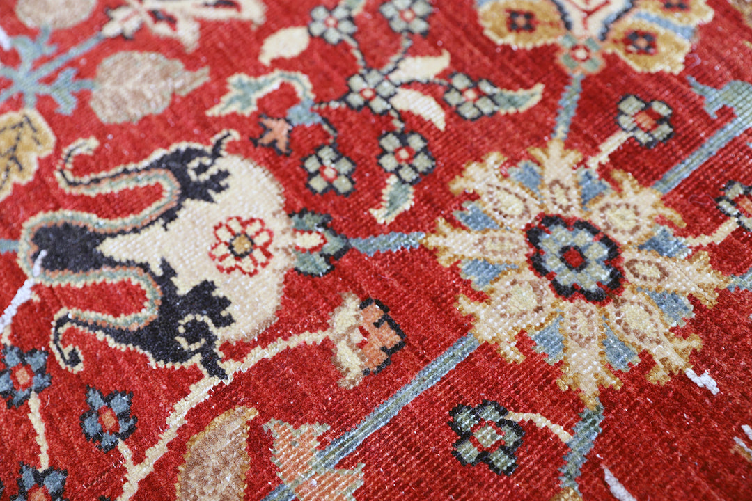 6'x8' Hand-knotted Rug | Wool Rug | Contemporary Area Rug