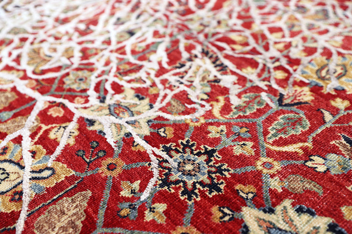 6'x8' Hand-knotted Rug | Wool Rug | Contemporary Area Rug
