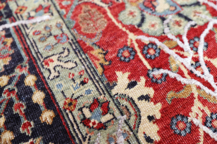 6'x8' Hand-knotted Rug | Wool Rug | Contemporary Area Rug