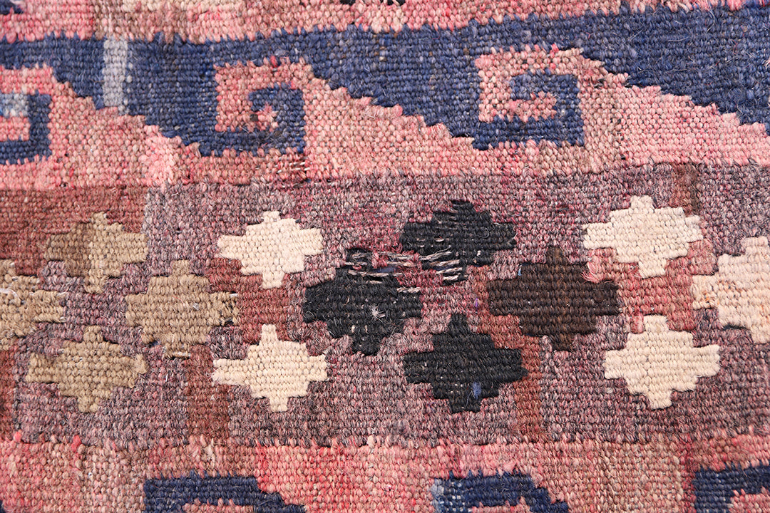 6'x8' Vintage Afghan Maimana Kilim | Earthtone Kilim Rug