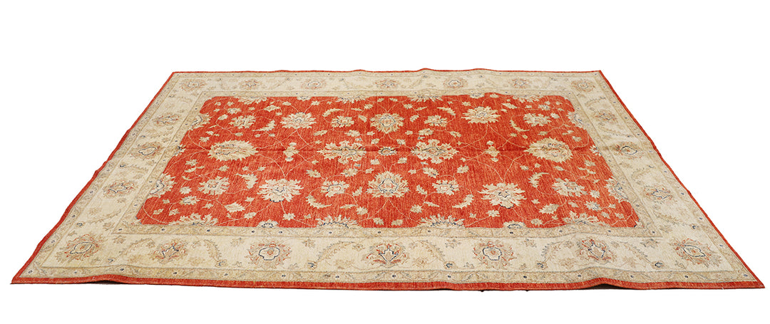 6'x8' Wool Area Rug | Traditional Agra Design Rug