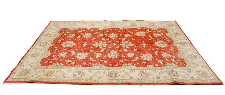 6'x8' Wool Area Rug | Traditional Agra Design Rug