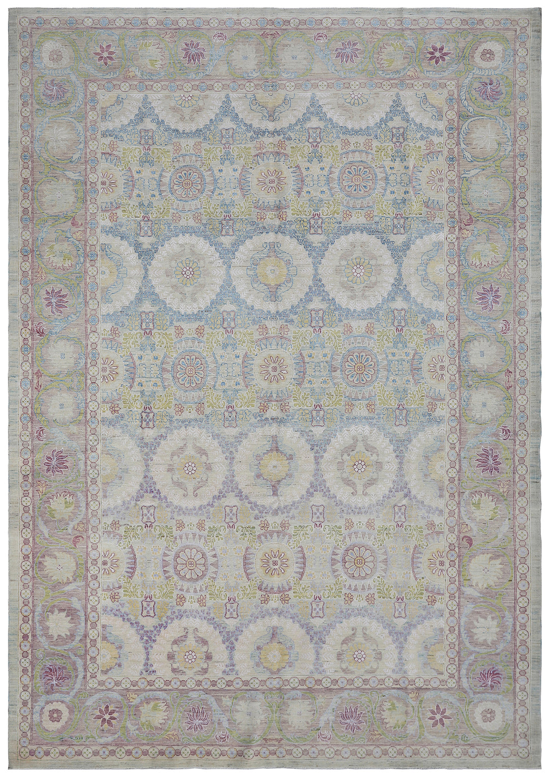 6'x9' Floral Wool Rug |Ariana Traditional Luxury Floral Rug