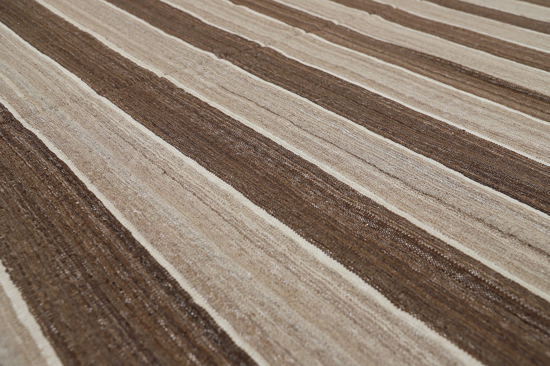 6'x9' Modern Tribal Kilim Rug – Handwoven | Organic Wool | Thin Flatweave