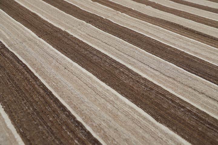 6'x9' Modern Tribal Kilim Rug – Handwoven | Organic Wool | Thin Flatweave
