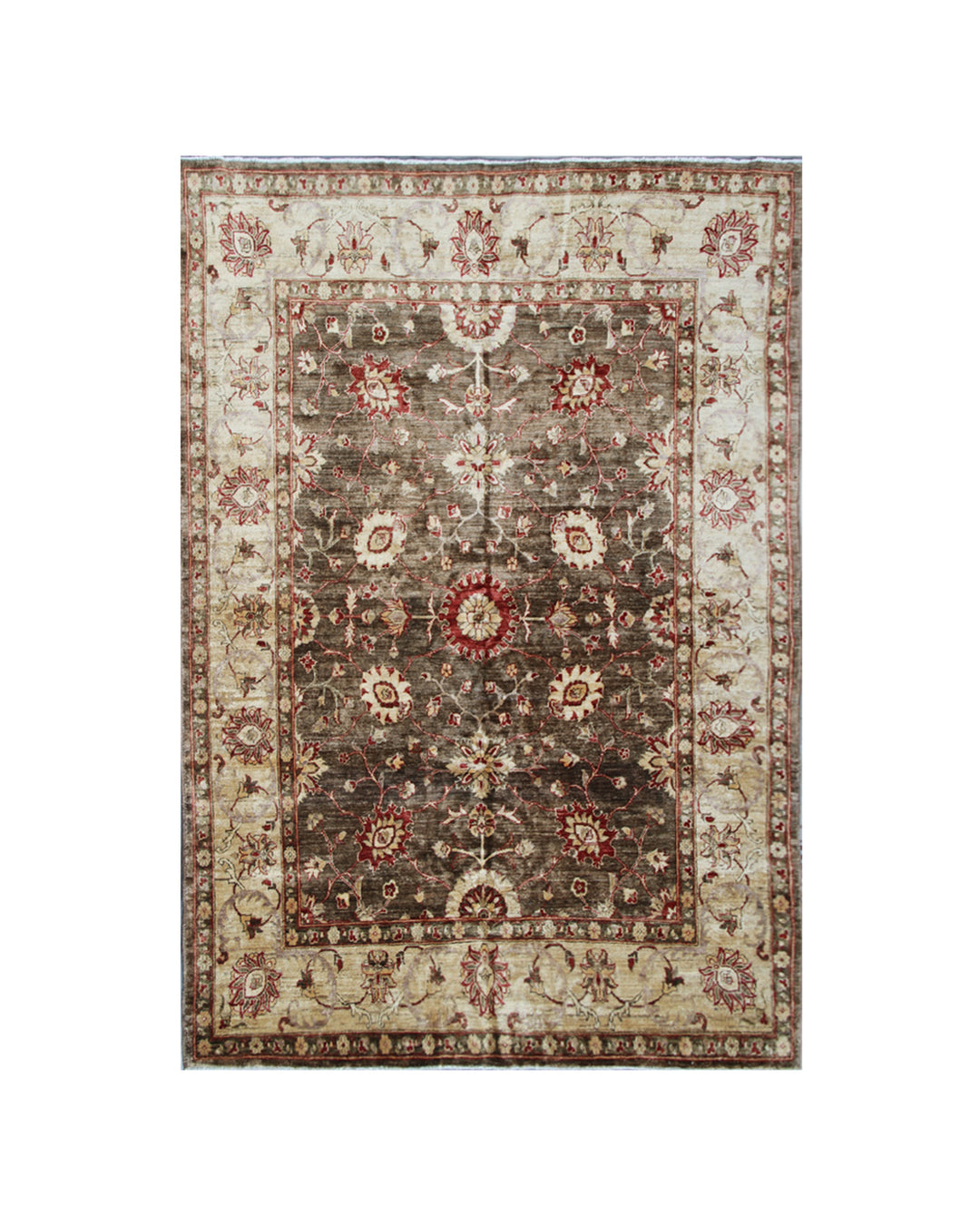 6'x9' Traditional Sultanabad Design Rug – Ariana Collection, Hand-Knotted by Afghan Women