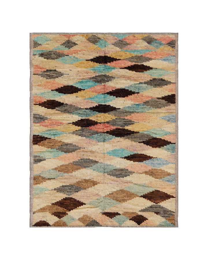 6'x9' Vibrant Moroccan-Style Ariana Barchi Shag Rug 