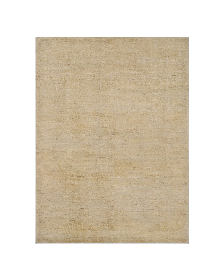 6'x9' Wool Rug | Ariana Transitional | Gold & Beige Area Rug